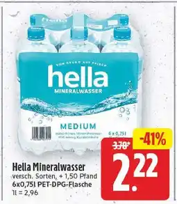 E-Center Hella mineralwasser Angebot