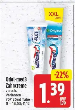 E-Center Odol-med3 zahncreme Angebot