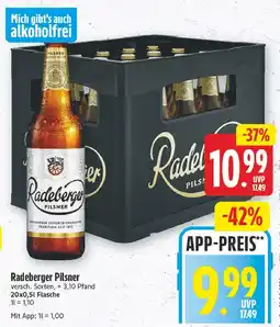 E-Center Radeberger pilsner Angebot