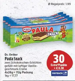 E-Center Dr. oetker paula snack Angebot