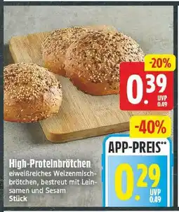 E-Center High-proteinbrötchen Angebot