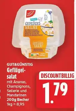 E-Center Gut&günstig geflügelsalat Angebot