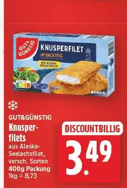 E-Center Gut&günstig knusperfilets Angebot