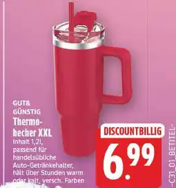 E-Center Gut&günstig thermobecher xxl Angebot