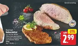 E-Center Bauerngut kalbsschnitzel Angebot