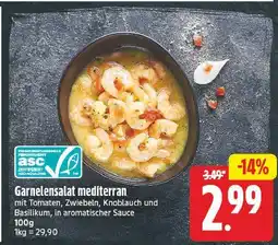 E-Center Garnelensalat mediterran Angebot