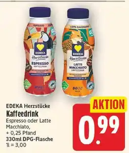 E-Center Edeka herzstücke kaffeedrink Angebot