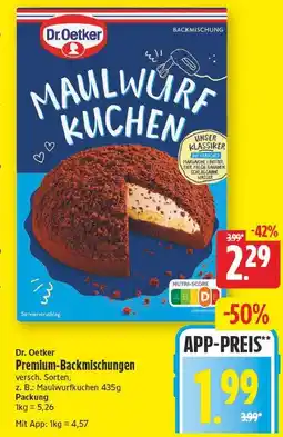 E-Center Dr. oetker maulwurfkuchen Angebot