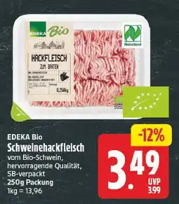 E-Center Edeka bio schweinehackfleisch Angebot