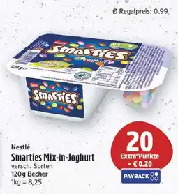 E-Center Nestlé smarties mix-in-joghurt Angebot