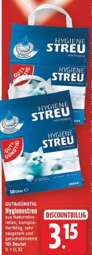 E-Center Gut&günstig hygienestreu Angebot