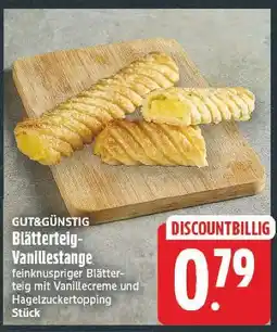 E-Center Gut&günstig blätterteig-vanillestange Angebot