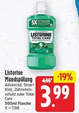 E-Center Listerine mundspülung Angebot