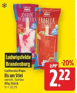 E-Center California pops eis am stiel Angebot