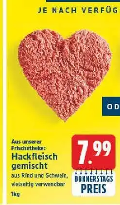E-Center Hackfleisch gemischt Angebot