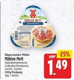 E-Center Rügenwalder mühle mühlen-mett Angebot
