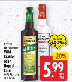 E-Center Echter nordhäuser wildkräuter oder doppelkorn Angebot