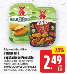 E-Center Rügenwalder mühle vegane und vegetarische produkte Angebot