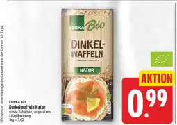E-Center Edeka bio dinkelwaffeln natur Angebot