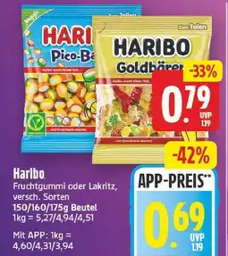 E-Center Haribo fruchtgummi Angebot