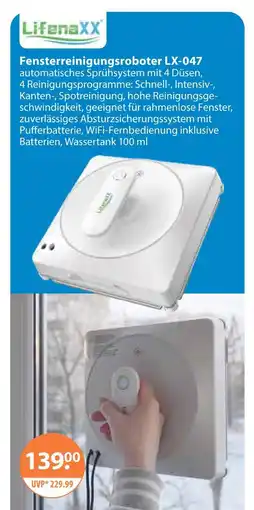 V Markt Lifenaxx fensterreinigungsroboter lx-047 Angebot