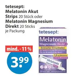 V Markt Tetesept melatonin akut strips oder melatonin magnesium direkt Angebot