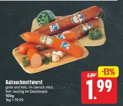 E-Center Aalrauchmettwurst Angebot