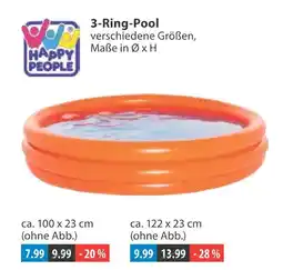 V Markt Happy people 3-ring-pool Angebot