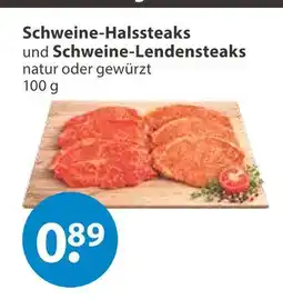 V Markt Schweine-halssteaks Angebot