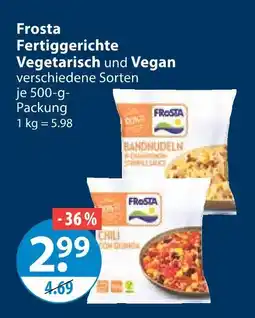 V Markt Frosta fertiggerichte Angebot