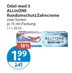 V Markt Odol-med 3 allinone rundumschutz zahncreme Angebot