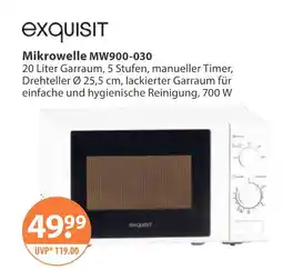 V Markt Exquisit mikrowelle mw900-030 Angebot