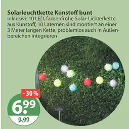 V Markt Solarleuchtkette Angebot
