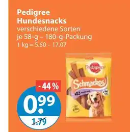 V Markt Pedigree hundesnacks Angebot