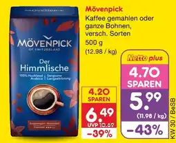 Netto Marken-Discount Mövenpick kaffee Angebot