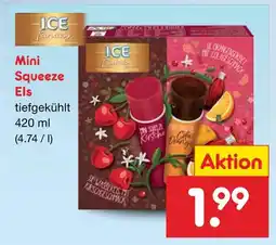 Netto Marken-Discount Ice family mini squeeze eis Angebot