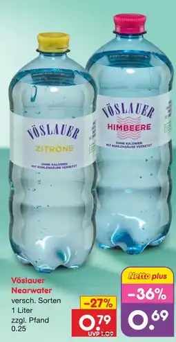 Netto Marken-Discount Vöslauer nearwater zitrone Angebot