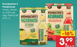 Netto Marken-Discount Krombacher's fassbrause zitrone Angebot