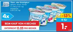 Netto Marken-Discount Gutes land obstigjoghurt Angebot