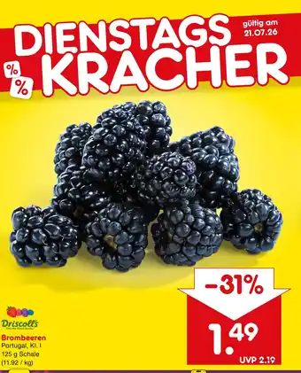 Netto Marken-Discount Driscoll's brombeeren Angebot