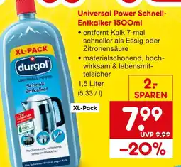 Netto Marken-Discount Durgol universal power schnell-entkalker Angebot