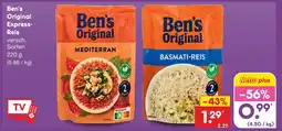 Netto Marken-Discount Ben's original express-reis mediterran Angebot