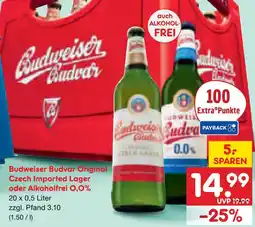 Netto Marken-Discount Budweiser budvar original Angebot
