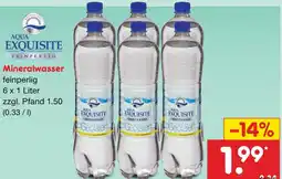 Netto Marken-Discount Aqua exquisite mineralwasser Angebot