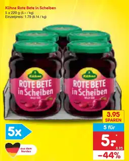 Netto Marken-Discount Kühne rote bete in scheiben Angebot