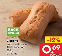 Netto Marken-Discount Back stube ciabatta Angebot