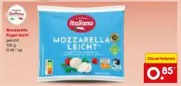 Netto Marken-Discount Mozzarella kugel leicht Angebot