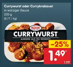 Netto Marken-Discount Busse currywurst Angebot