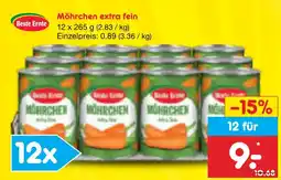 Netto Marken-Discount Beste ernte möhrchen Angebot