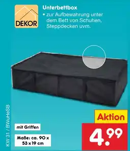 Netto Marken-Discount Unterbettbox Angebot